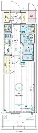 エステムコート広島国泰寺の物件間取画像